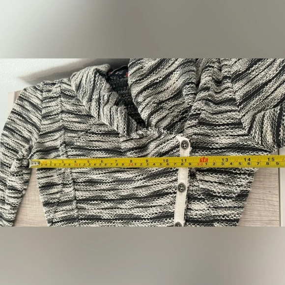 Anthropologie Saturday Sunday Sidewinder Asymmetrical Button Up Cardigan Size Sm - Picture 6 of 9